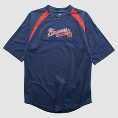 Navy Atlanta Braves Genuine Merchandise 2000s T-shirt