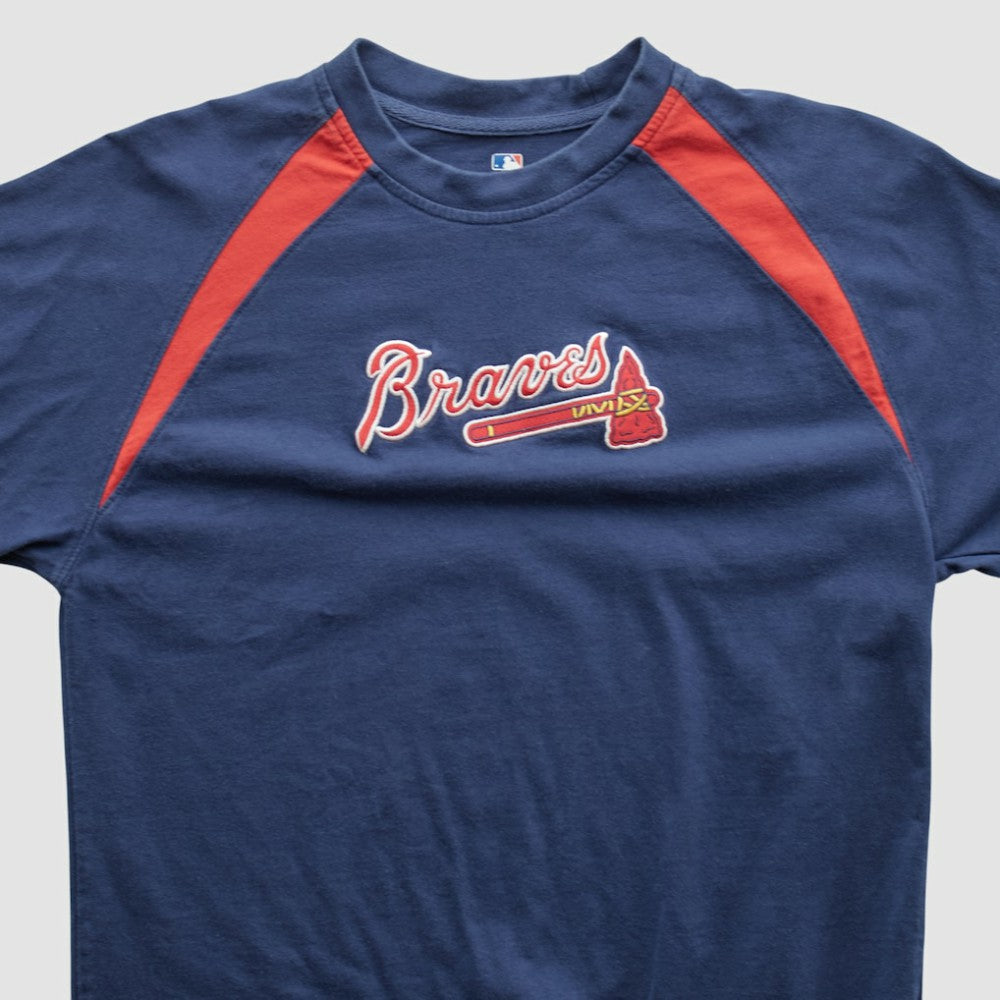 Navy Atlanta Braves Genuine Merchandise 2000s T-shirt