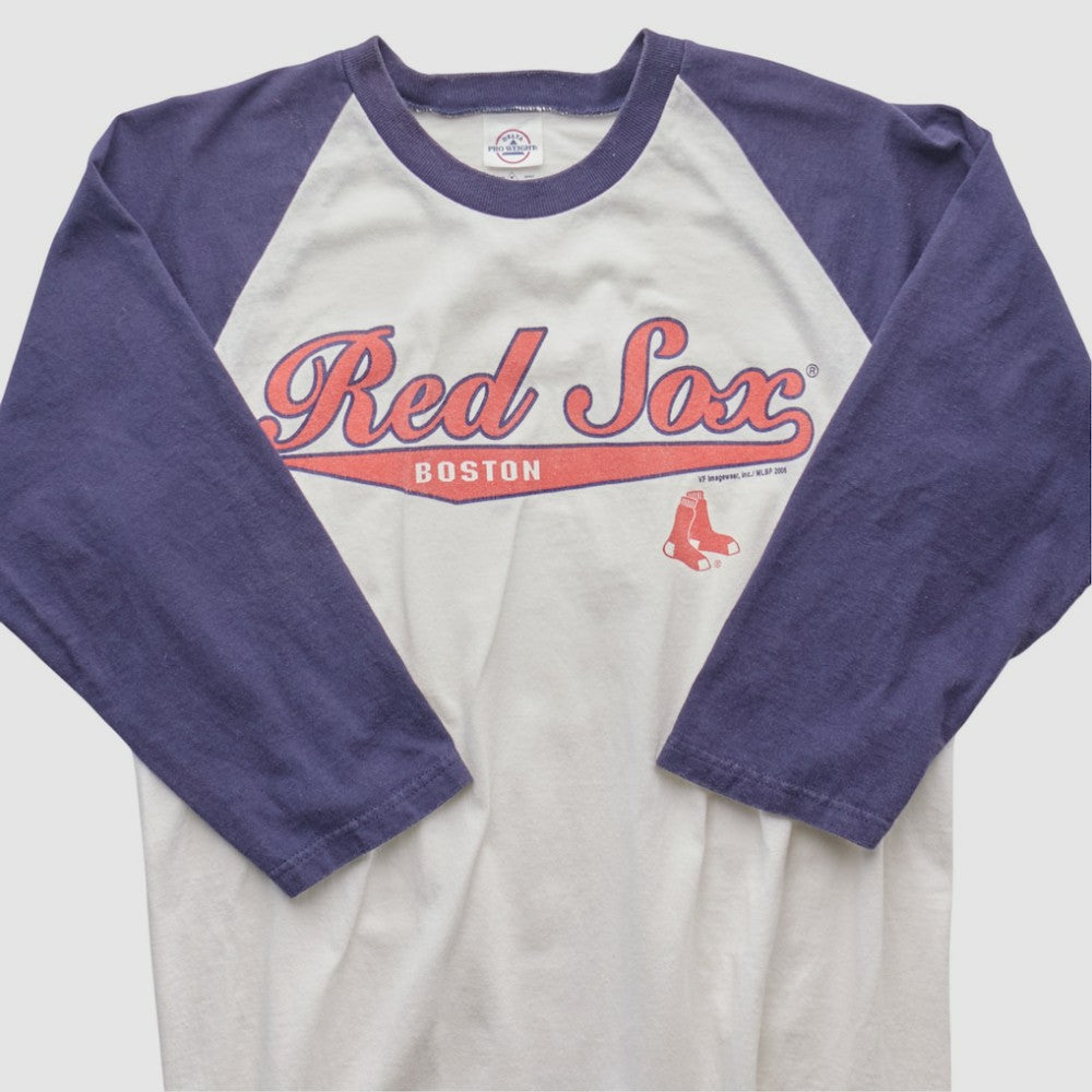 White Boston Red Sox Delta 2000s T-shirt