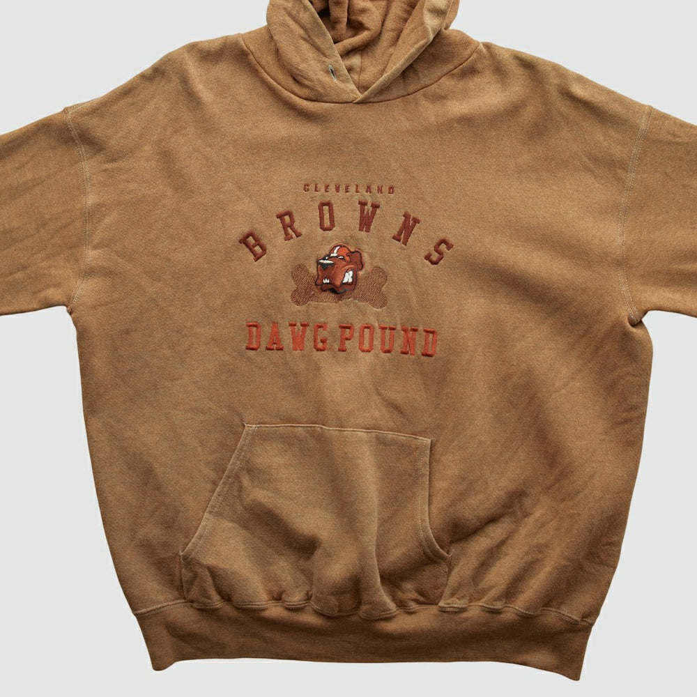 Lee Apparel 90s Hooded Pullover Sweatshirt - Cleveland Browns Pullover