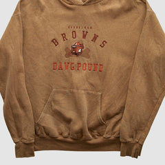 Lee Apparel 90s Hooded Pullover Sweatshirt - Cleveland Browns Pullover