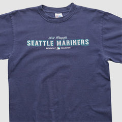 Navy Seattle Mariners Majestic 2000s T-shirt