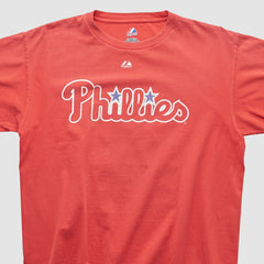 Red Philadelphia Phillies Majestic 2000s T-shirt