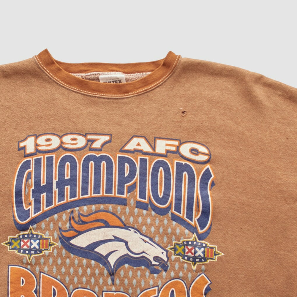 Tultex 1997 Pullover Sweatshirt - Denver Broncos Pullover