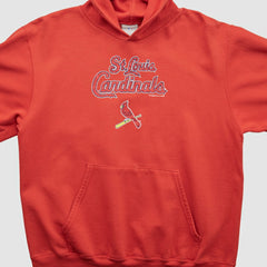 Red St. Louis Cardinals Genuine Merchandise 2000s Hooded Pullover Sweatshirt