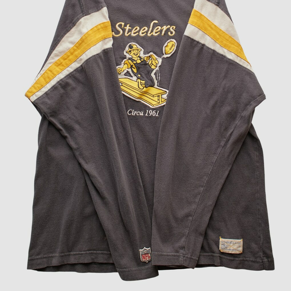 Reebok 2000s Long Sleeve T-shirt - Pittsburgh Steelers T-shirts