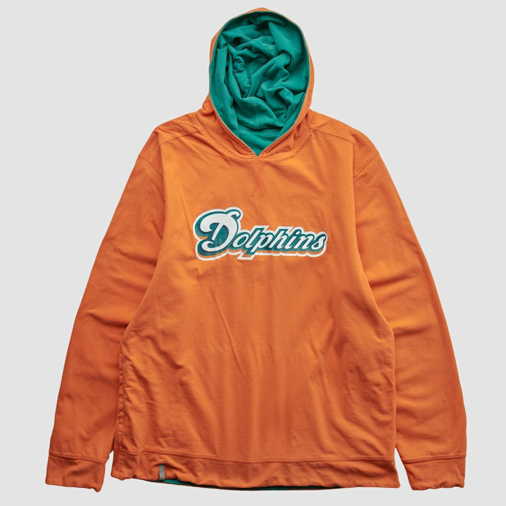 2010s Hooded Pullover Sweatshirt - Miami Dolphins Pullover