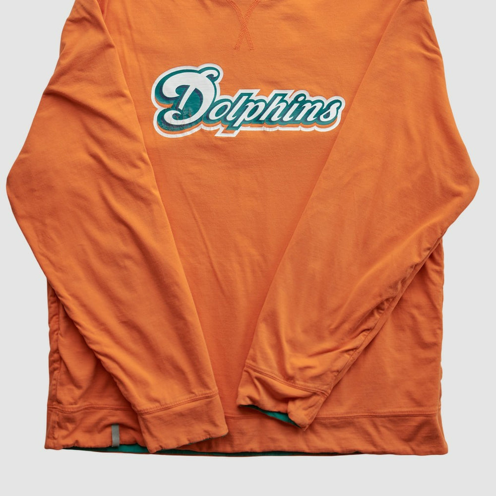 2010s Hooded Pullover Sweatshirt - Miami Dolphins Pullover