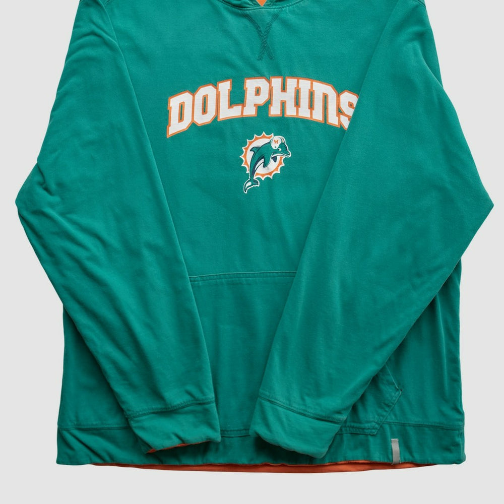 2010s Hooded Pullover Sweatshirt - Miami Dolphins Pullover