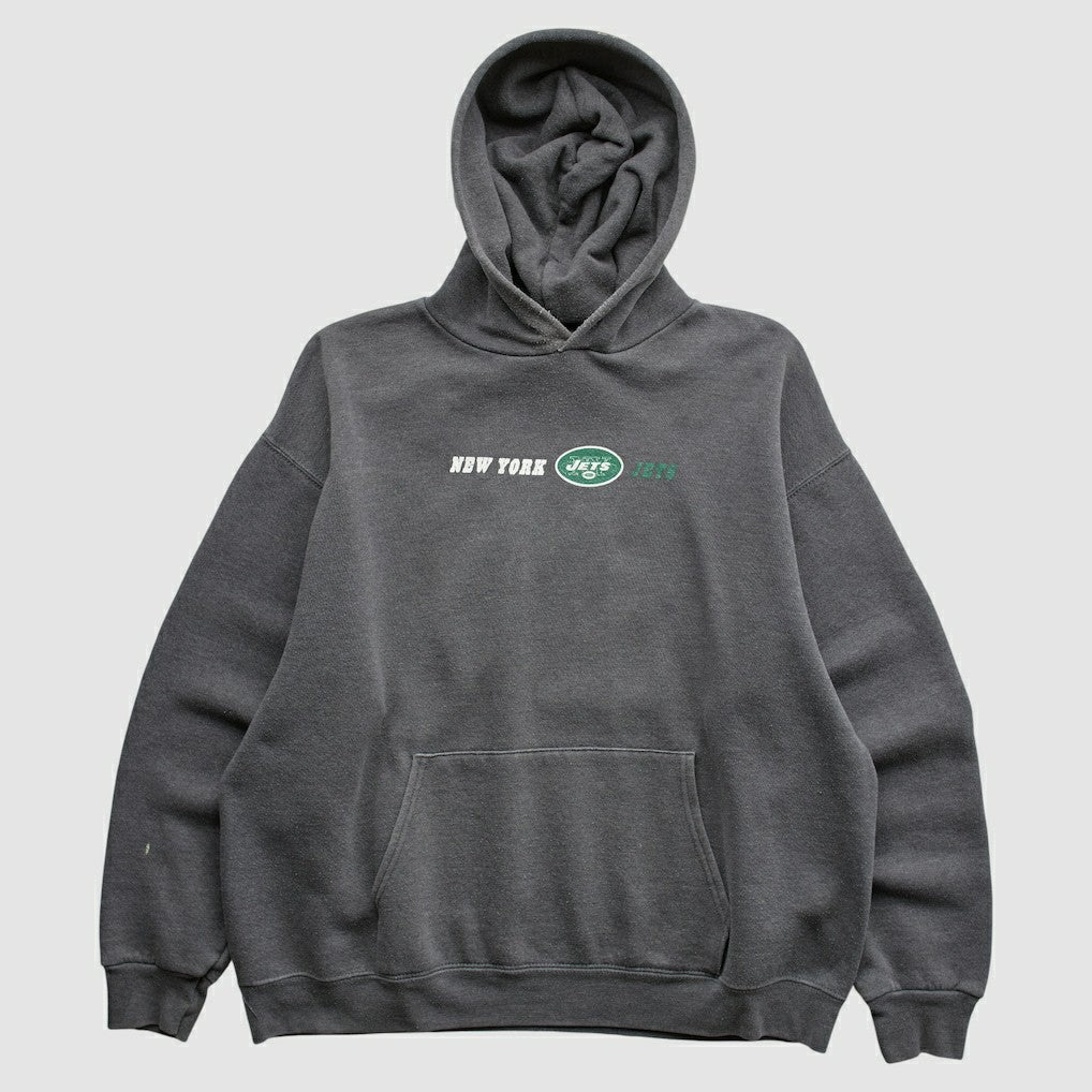 Team Edition Apparel 2000s Hooded Pullover Sweatshirt - New York Jets Pullover