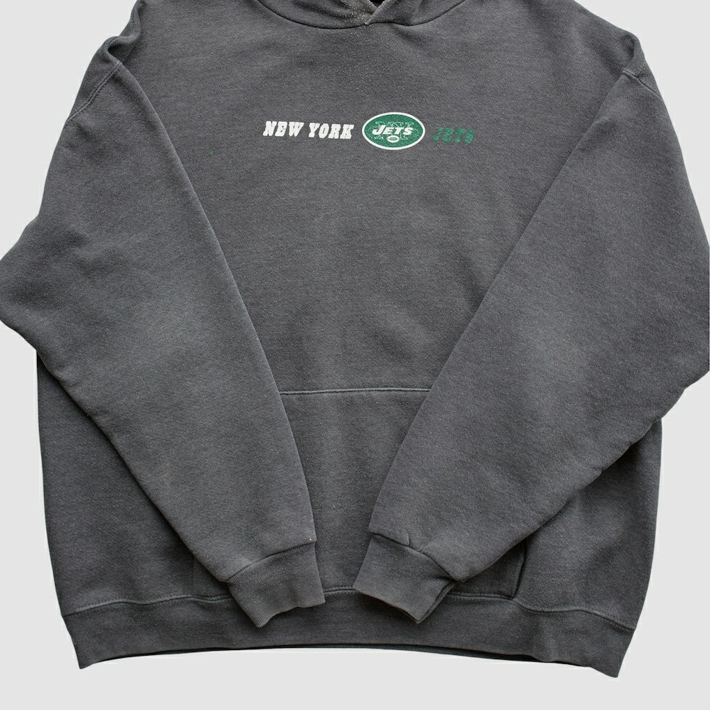 Team Edition Apparel 2000s Hooded Pullover Sweatshirt - New York Jets Pullover
