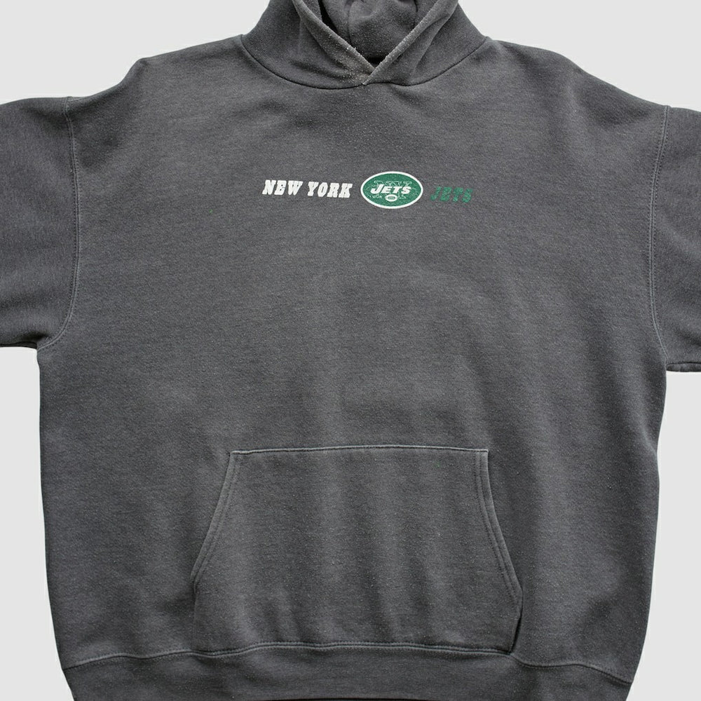 Team Edition Apparel 2000s Hooded Pullover Sweatshirt - New York Jets Pullover