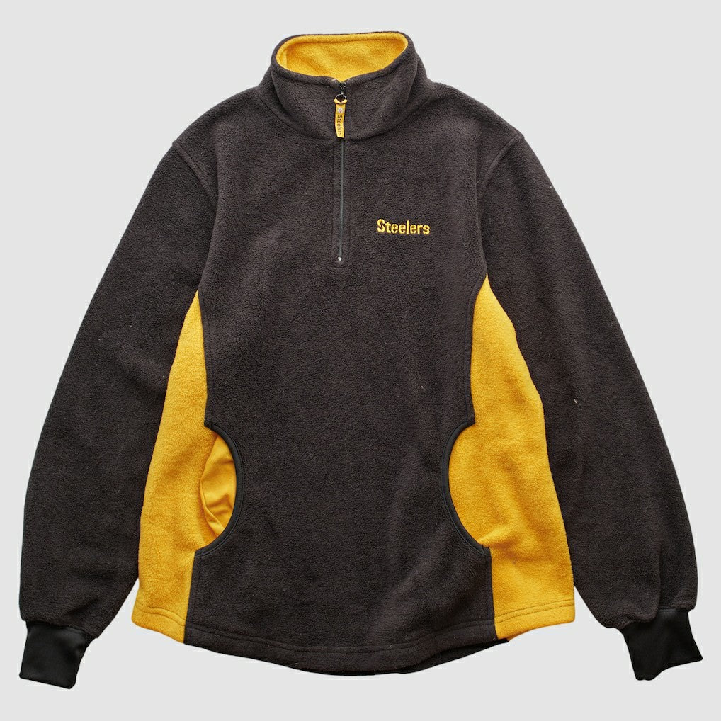 NFL 2000s 1/4 Zip Sweatshirt - Pittsburgh Steelers Sweatshirts