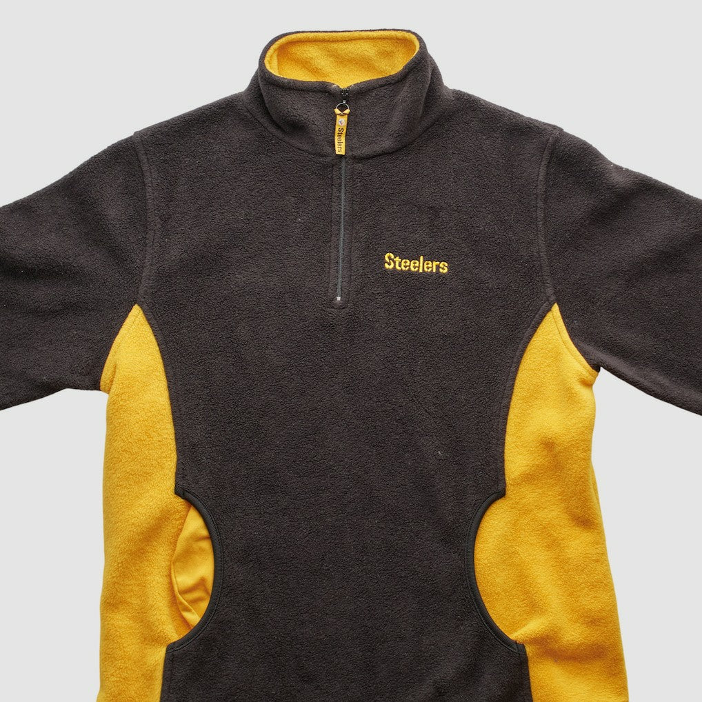 NFL 2000s 1/4 Zip Sweatshirt - Pittsburgh Steelers Sweatshirts