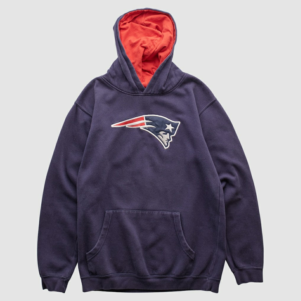 NFL 2000s Hooded Pullover Sweatshirt - New England Patriots Pullover