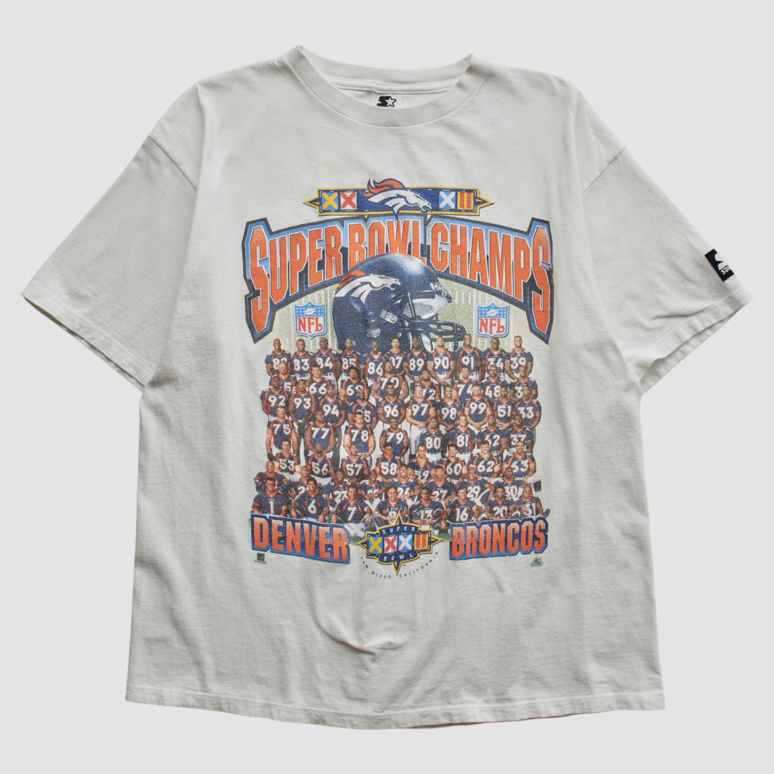 Starter 1998 T-shirt - Denver Broncos T-shirts