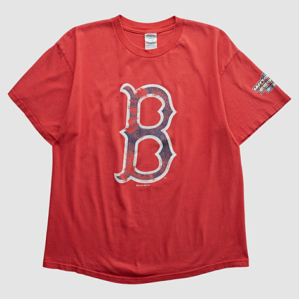 Red Boston Red Sox Delta 2004 T-shirt