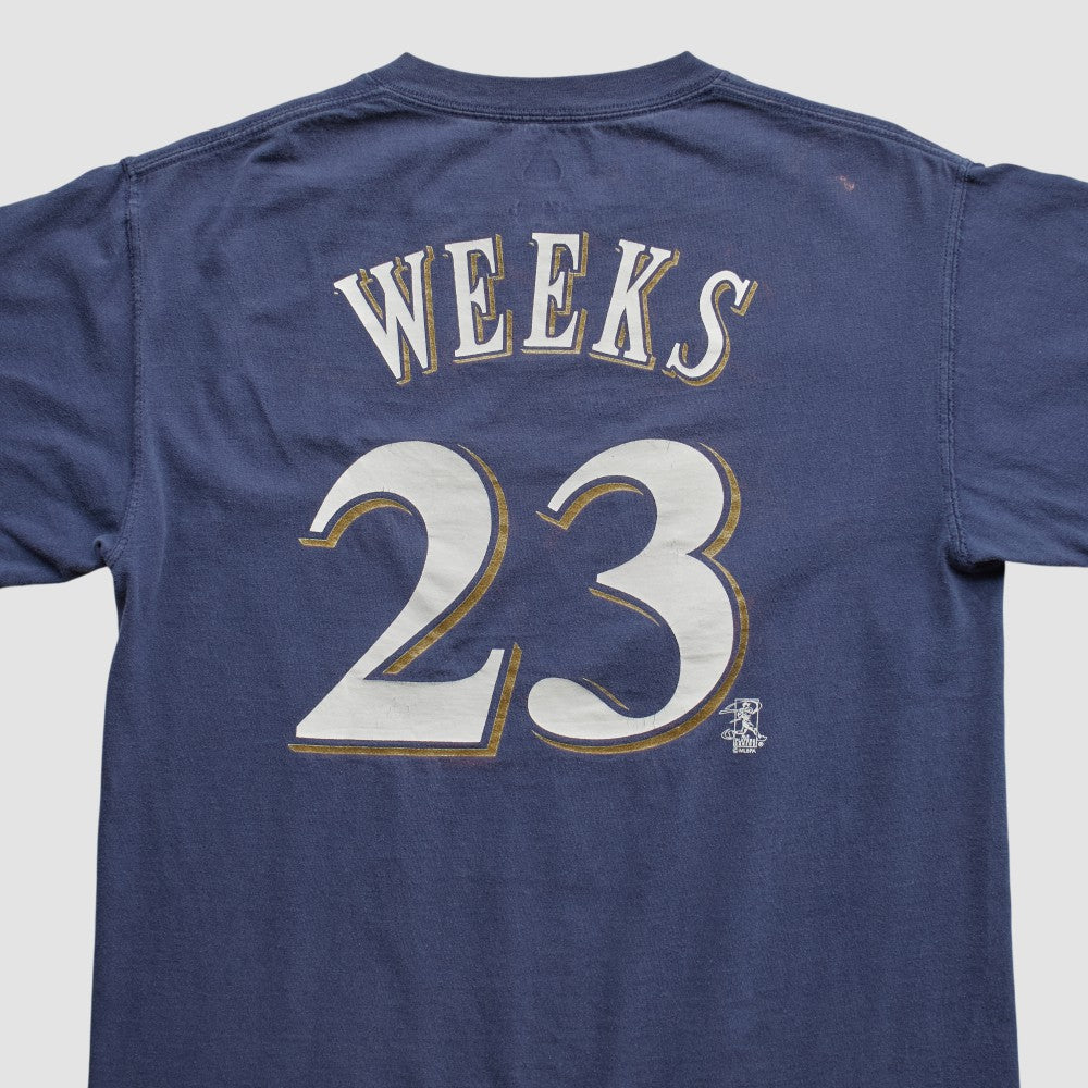 Navy Milwaukee Brewers Majestic 2000s T-shirt