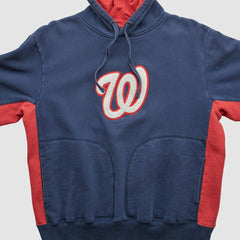 Navy Washington Nationals Majestic 2000s Hooded Pullover Sweatshirt