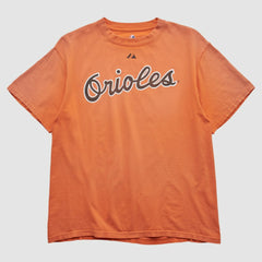 Orange Baltimore Orioles Majestic 2000s T-shirt