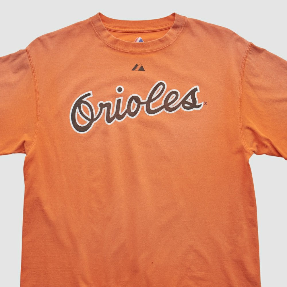 Orange Baltimore Orioles Majestic 2000s T-shirt