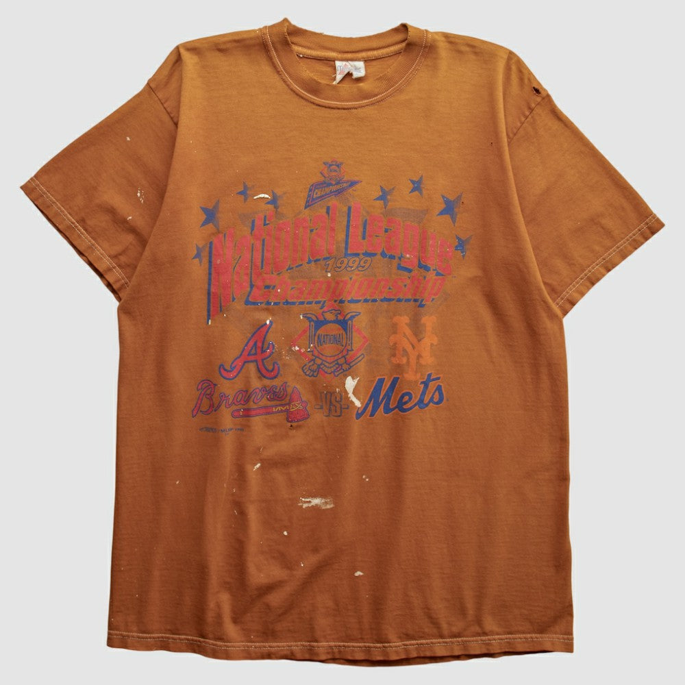 Orange MLB National League Championship Majestic 1999 T-shirt