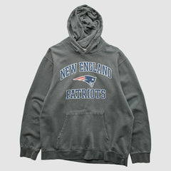 Majestic 2010s Hooded Pullover Sweatshirt - New England Patriots Pullover