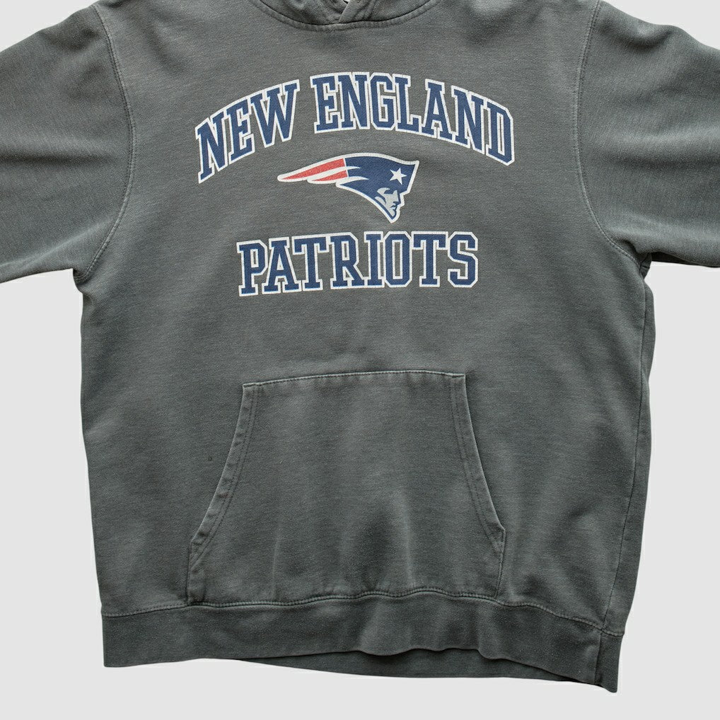 Majestic 2010s Hooded Pullover Sweatshirt - New England Patriots Pullover