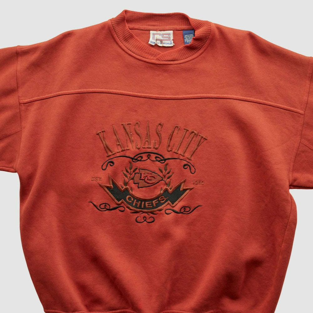 Crable Sportswear 90s Pullover Sweatshirt - Kansas City Chiefs Pullover