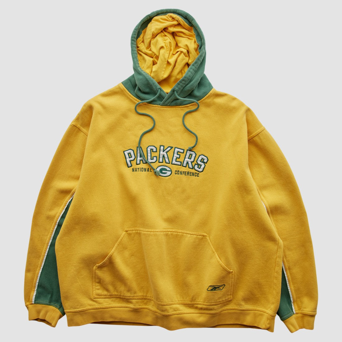 Reebok 2000s Hooded Pullover Sweatshirt - Green Bay Packers Pullover