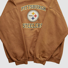 Reebok 2000s Hooded Pullover Sweatshirt - Pittsburgh Steelers Pullover