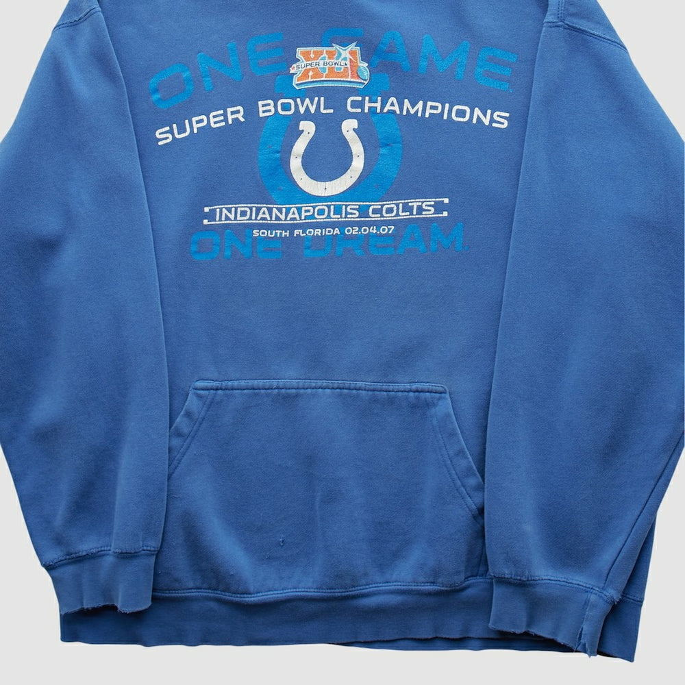 Alstyle 2007 Hooded Pullover Sweatshirt - Indianapolis Colts Pullover
