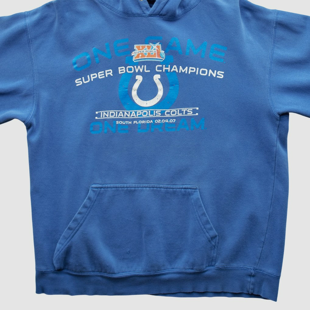 Alstyle 2007 Hooded Pullover Sweatshirt - Indianapolis Colts Pullover