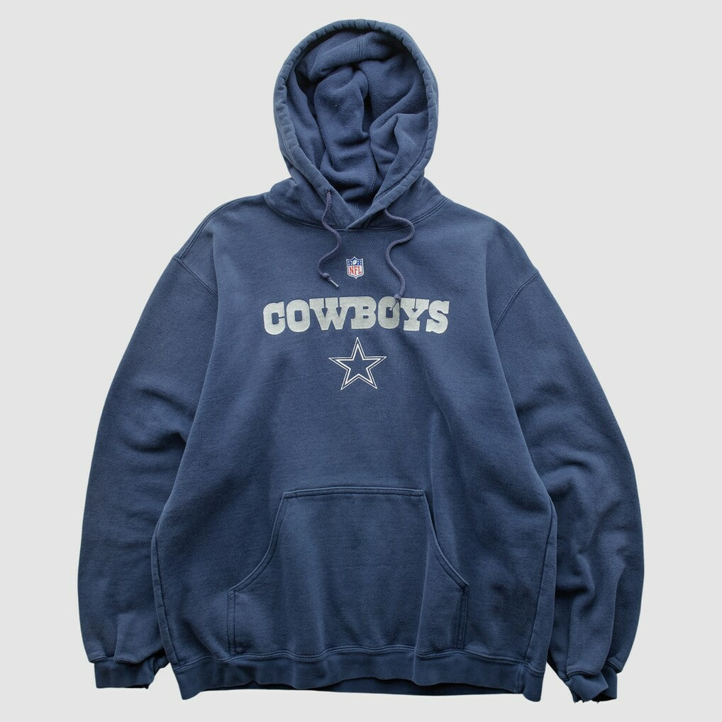 Reebok 2000s Hooded Pullover Sweatshirt - Dallas Cowboys Pullover