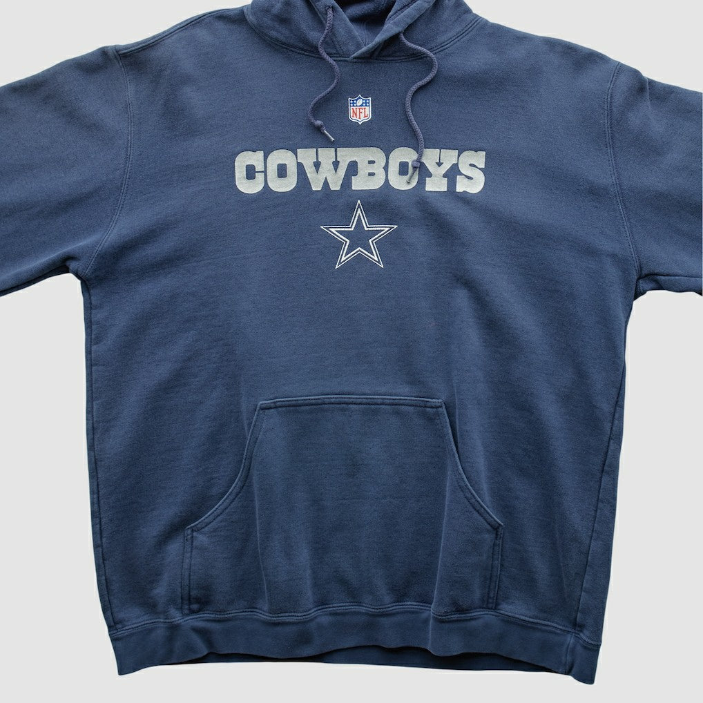 Reebok 2000s Hooded Pullover Sweatshirt - Dallas Cowboys Pullover