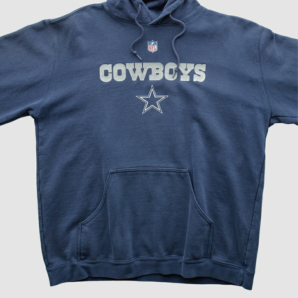 Reebok 2000s Hooded Pullover Sweatshirt - Dallas Cowboys Pullover