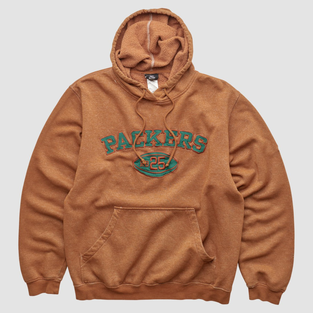 Reebok 2010s Hooded Pullover Sweatshirt - Green Bay Packers Pullover