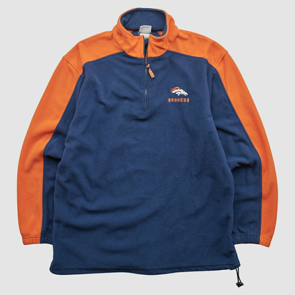 NFL 2000s 1/4 Zip Sweatshirt - Denver Broncos Sweatshirts