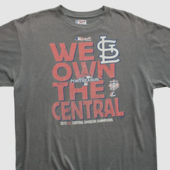 Dark Heather Gray St. Louis Cardinals Majestic 2013 T-shirt