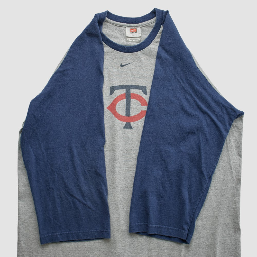 Heather Gray Minnesota Twins Nike 2000s T-shirt