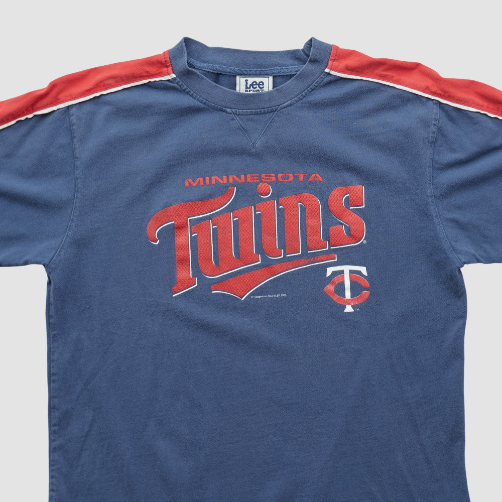 Navy Minnesota Twins Lee Apparel T-shirt