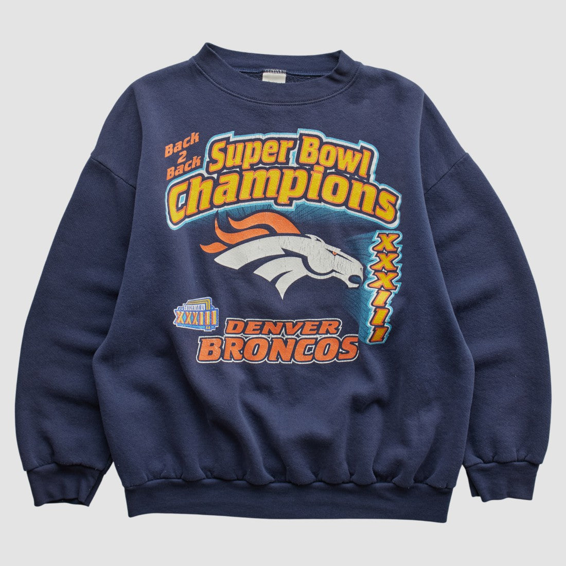Logo 7 1999 Pullover Sweatshirt - Denver Broncos Pullover