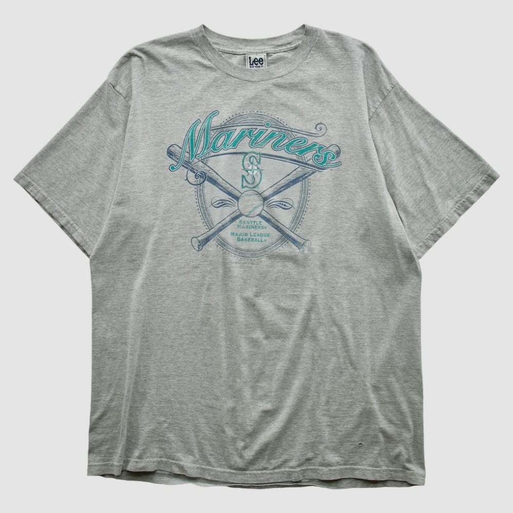Heather Gray Seattle Mariners Lee Apparel 2001 T-shirt