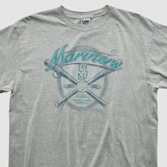 Heather Gray Seattle Mariners Lee Apparel 2001 T-shirt