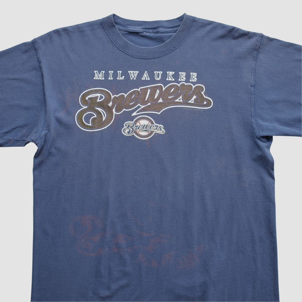 Blue Milwaukee Brewers 2000s T-shirt