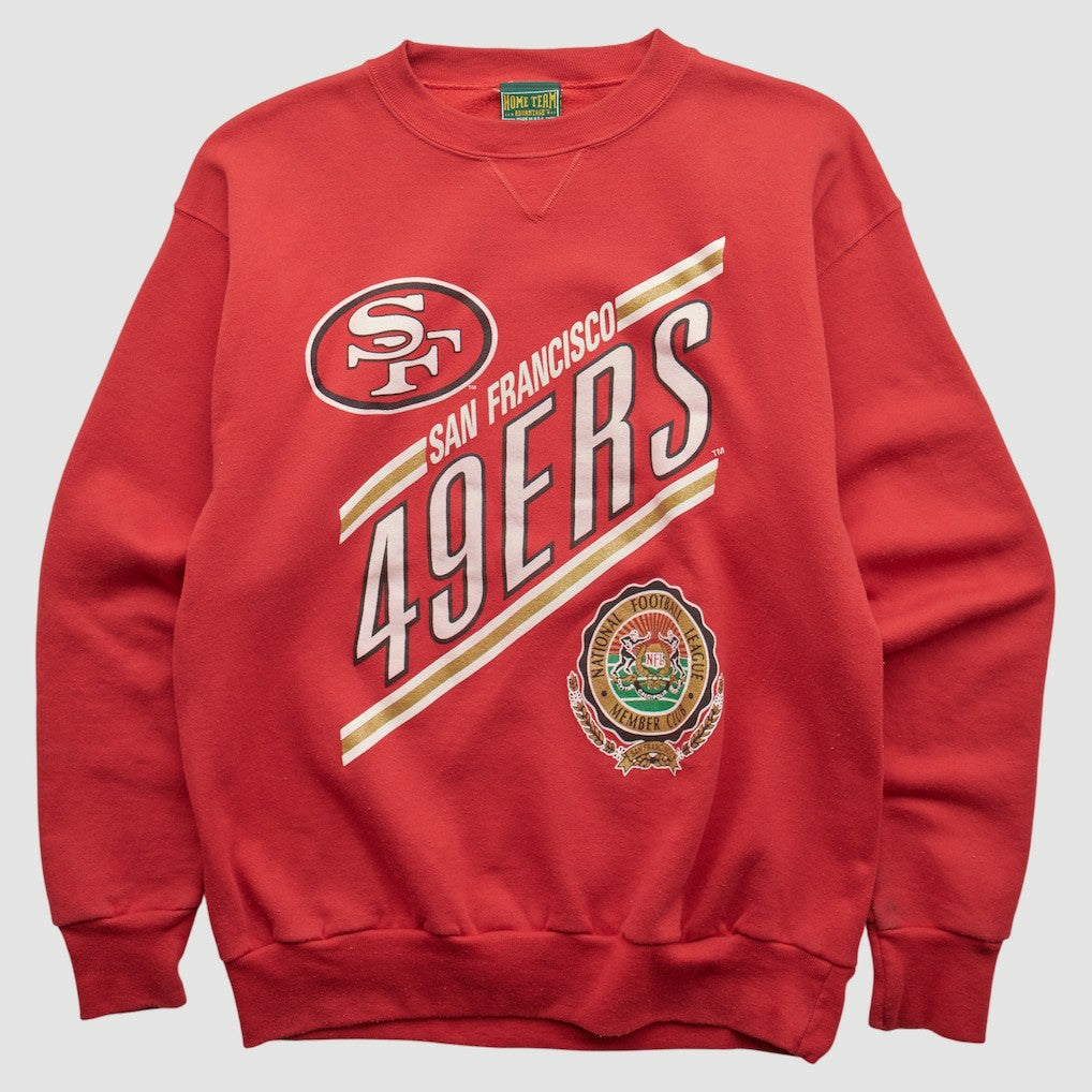 Home Team Advantage 90s Pullover Sweatshirt - San Francisco 49ers Pullover