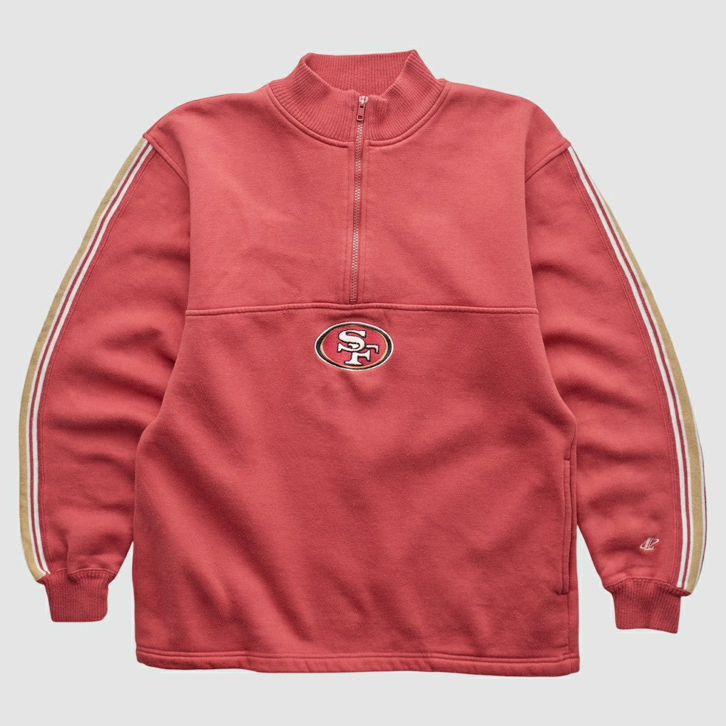 NFL 2000s 1/4 Zip Sweatshirt - San Francisco 49ers Sweatshirts
