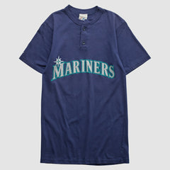 Navy Seattle Mariners Majestic 2000s T-shirt