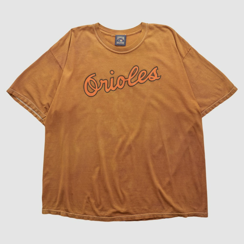 Orange Baltimore Orioles Majestic 2000s T-shirt