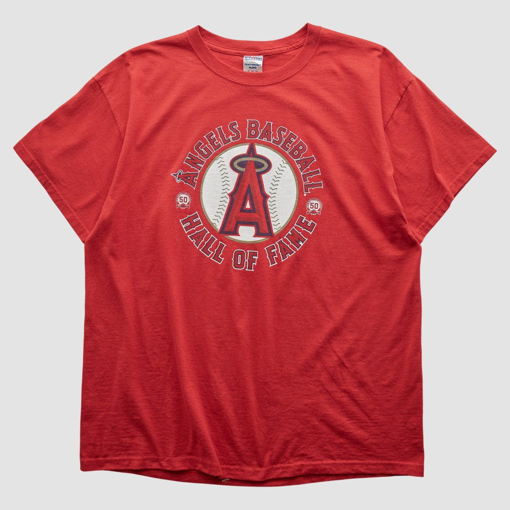 Red Los Angeles Angels Jerzees 2011 T-shirt
